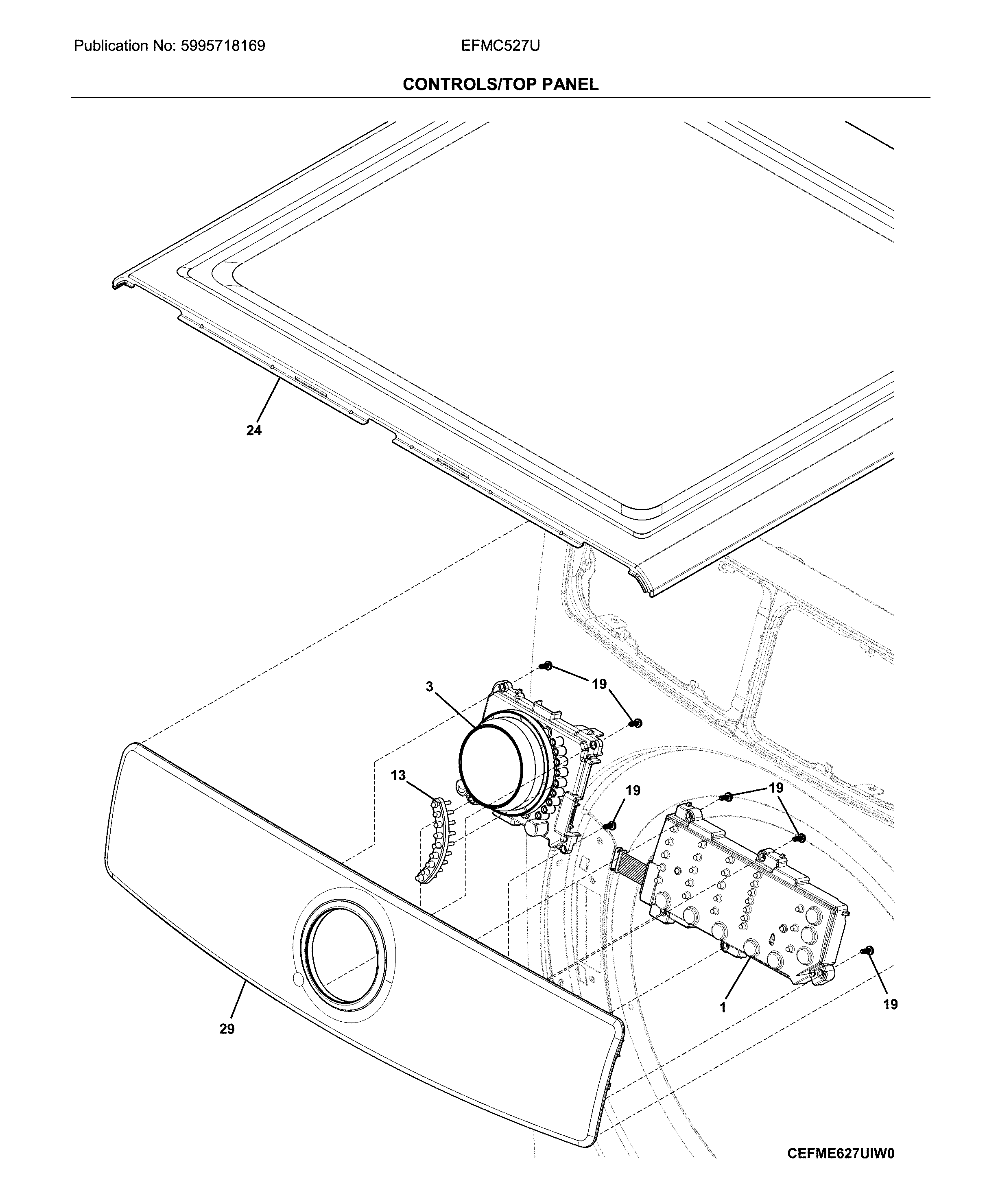 Controls/top panel