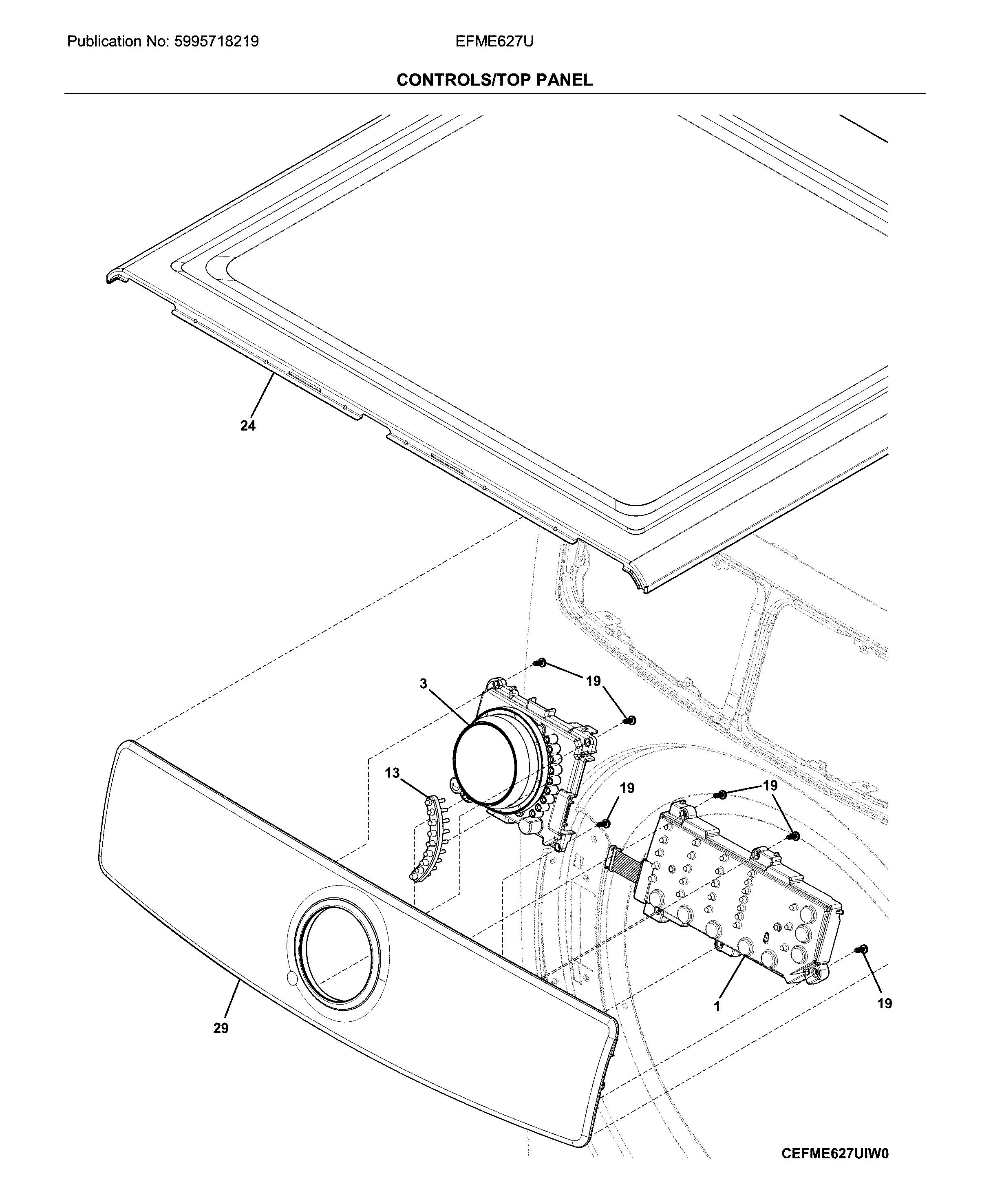 Controls/top panel