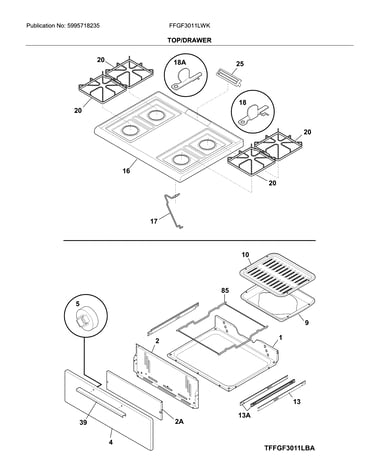 Top/drawer