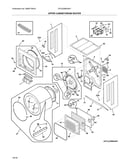 Upper cabinet/drum heater