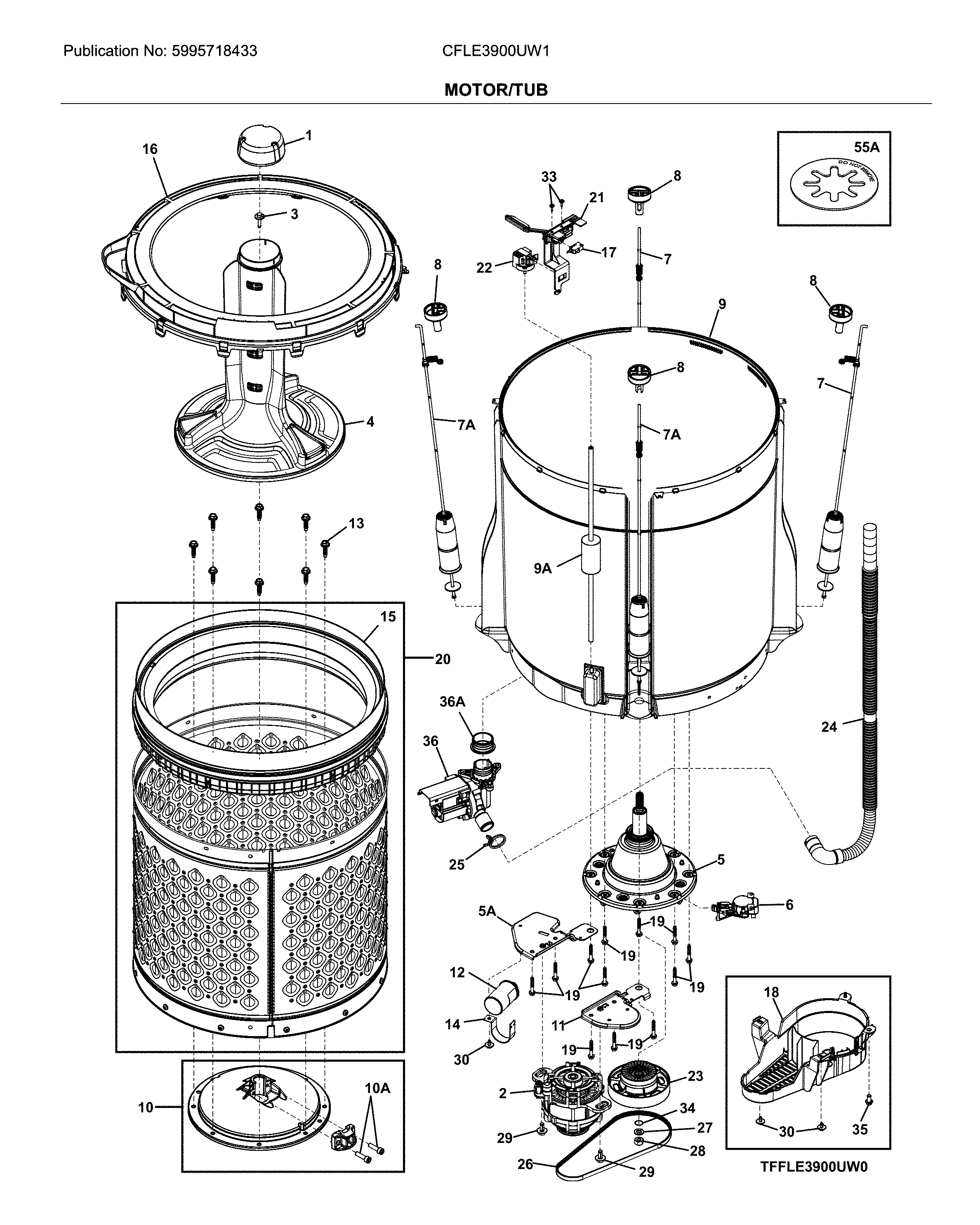 MOTOR/TUB