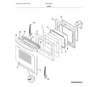 Frigidaire GCRG3038AFA door diagram