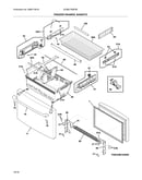 Freezer drawer, baskets
