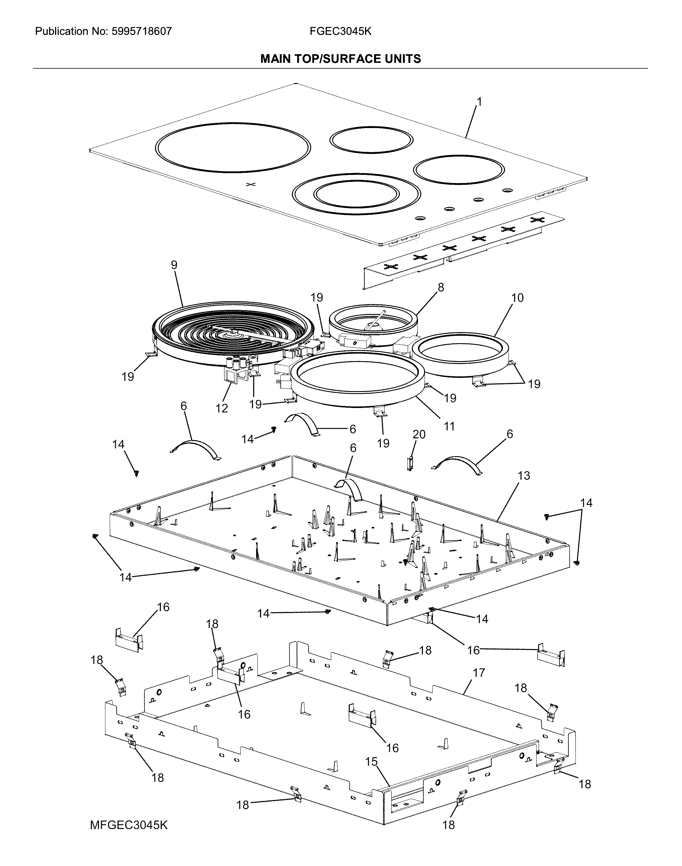Maintop/surface units