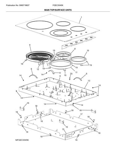 Maintop/surface units