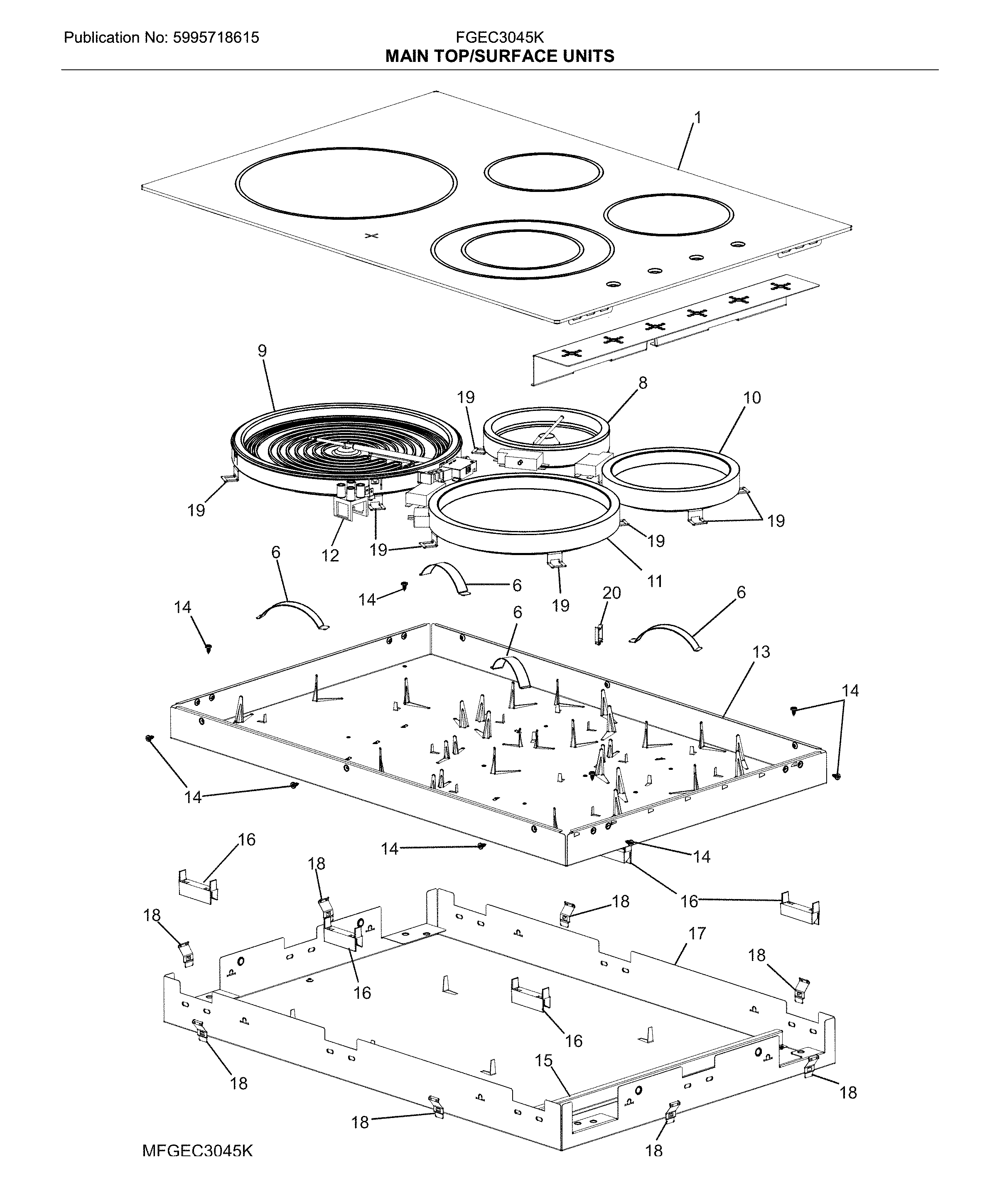 Maintop/surface units