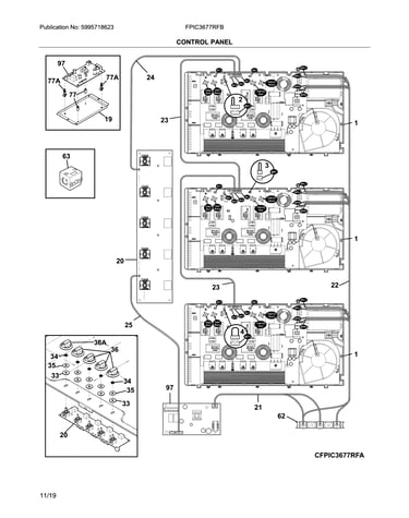 Controls/induction unit