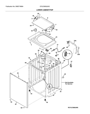 Lower cabinet/top