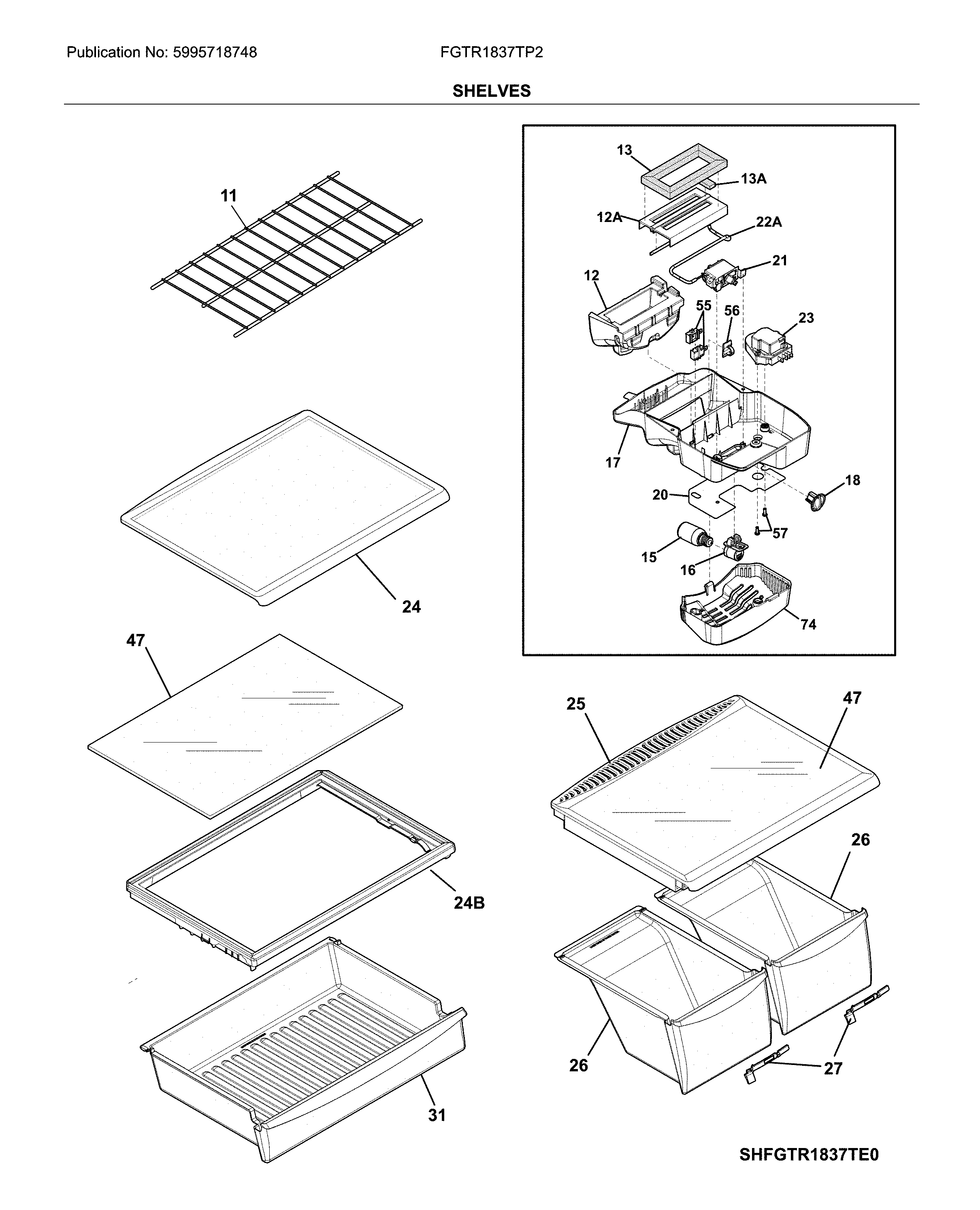 Shelves