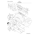 Frigidaire LFSS2612TF0 ice container diagram