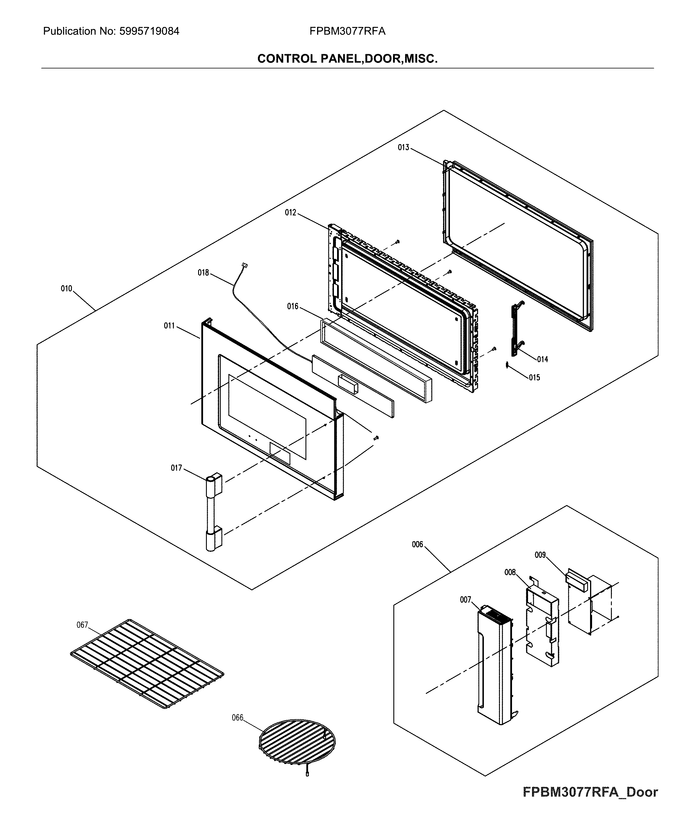 Control panel,door,misc.