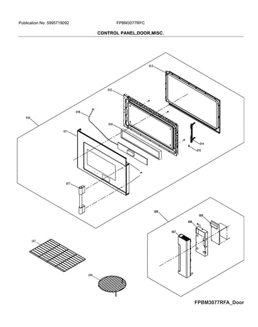 Control panel,door,misc.