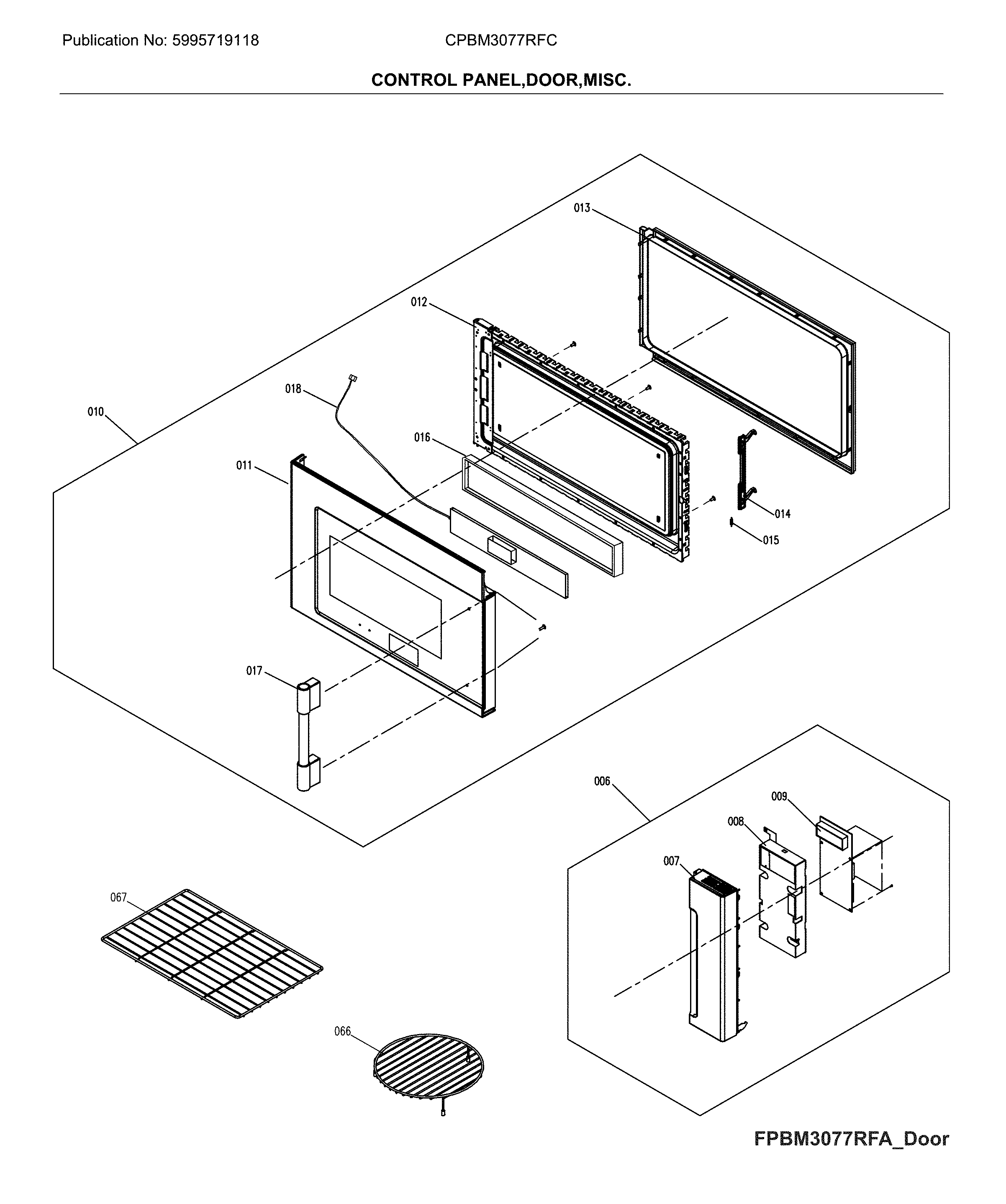 Control panel,door,misc.