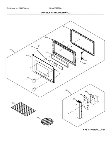 Control panel,door,misc.