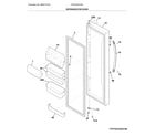 Frigidaire FFSC2323TSA refrigerator door diagram