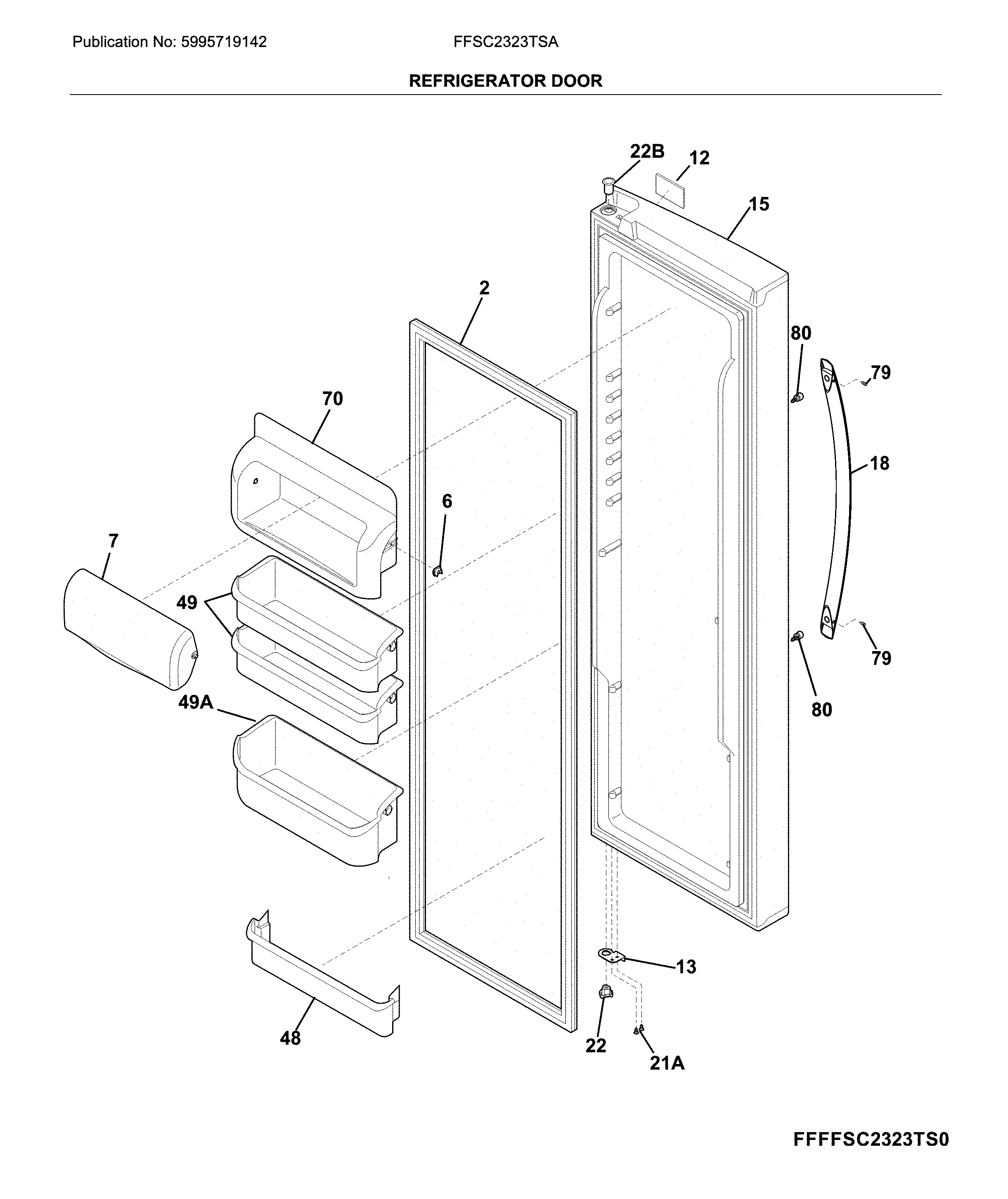 REFRIGERATOR DOOR