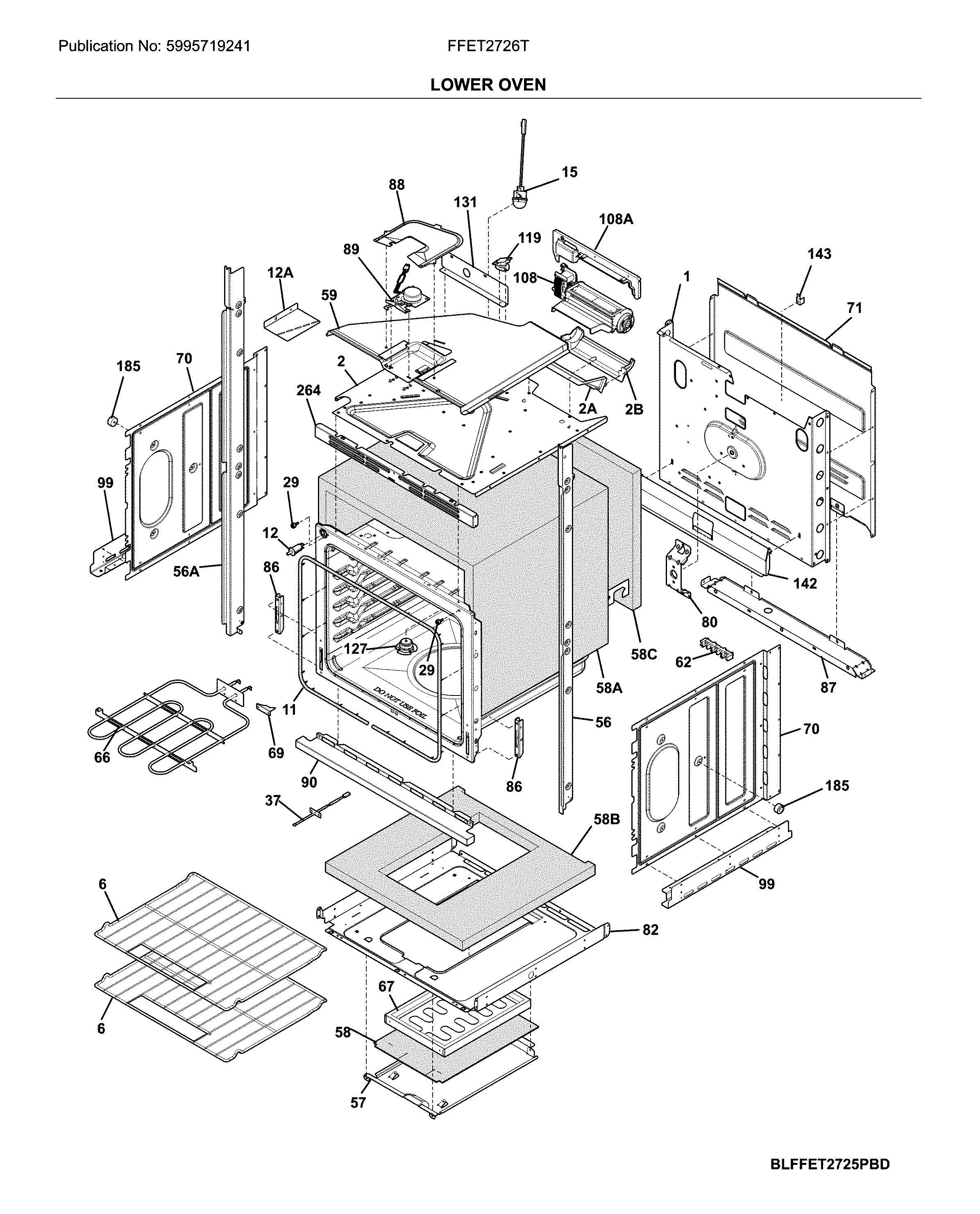 Lower oven