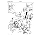 Electrolux EFLS627UIW1 tubb/motor diagram