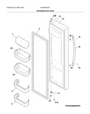Refrigerator door