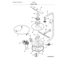Frigidaire FFID2426TD3A motor & pump diagram