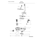 Frigidaire FFBD2420US motor & pump diagram