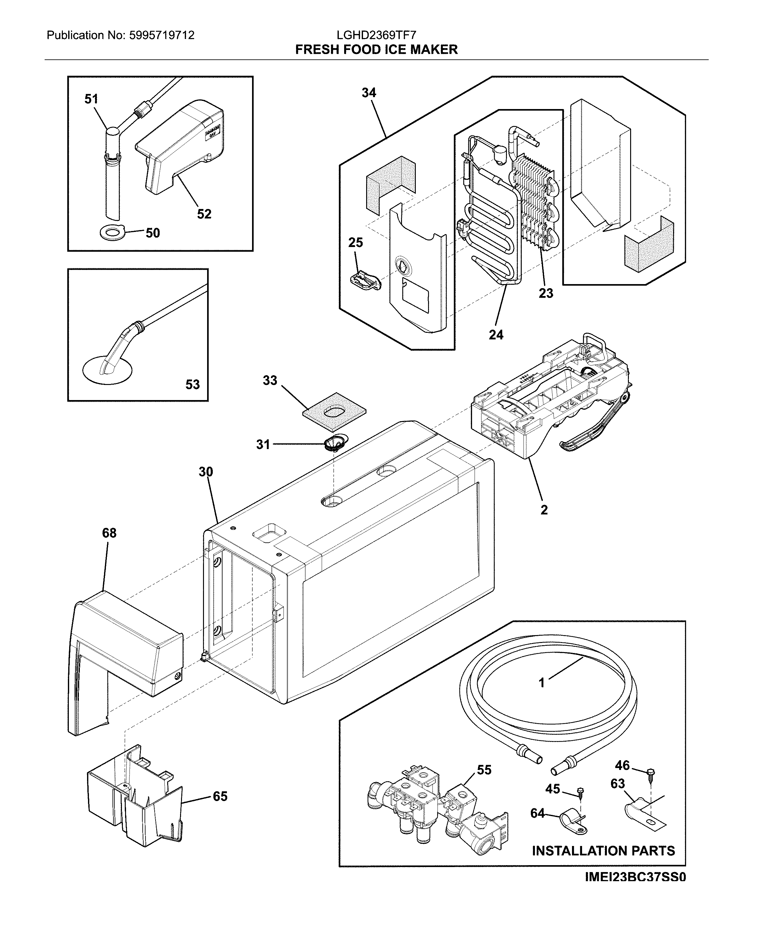 FRESH FOOD ICE MAKER