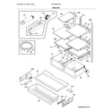 Frigidaire FGHD2368TD8 shelves diagram