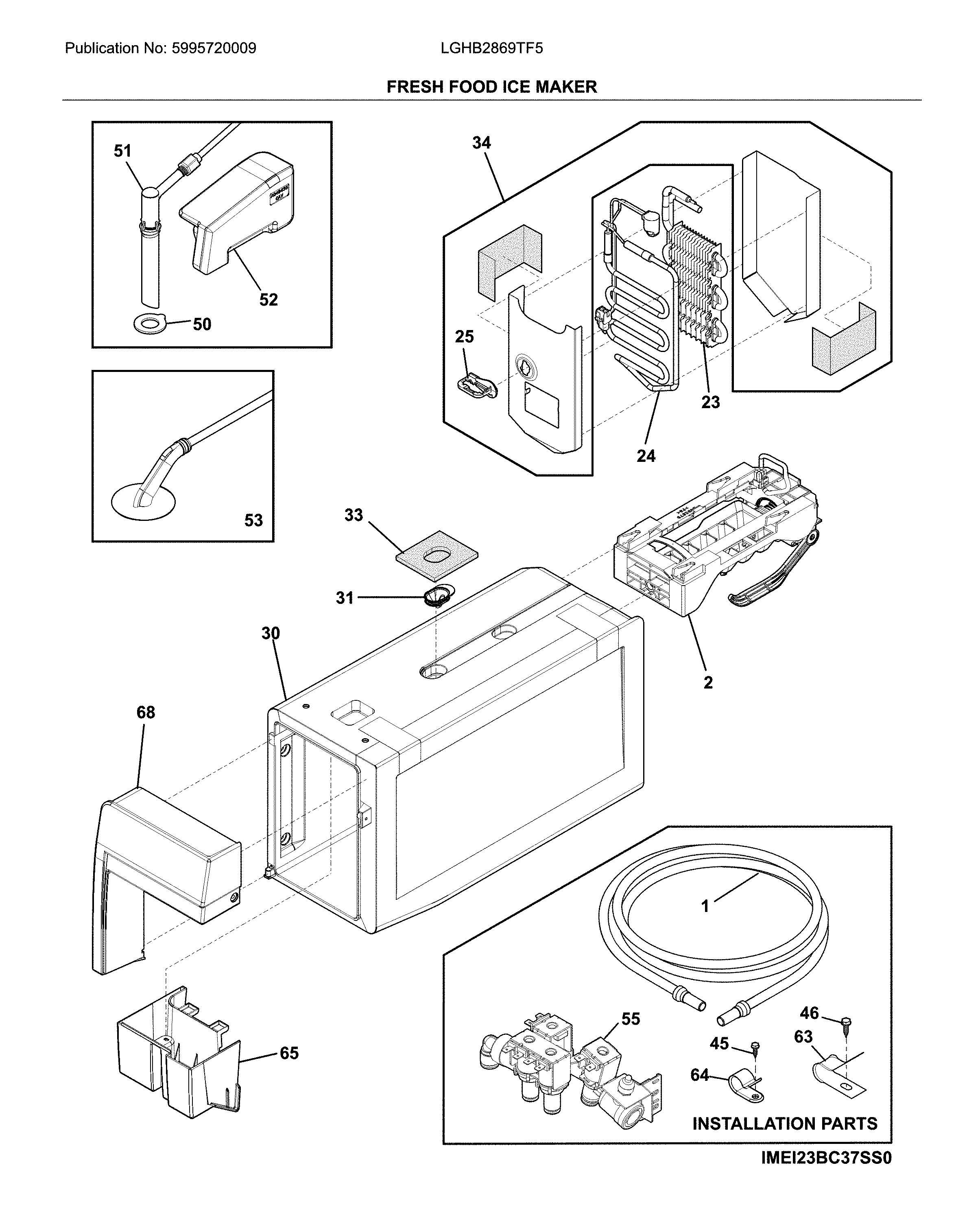 FRESH FOOD ICE MAKER