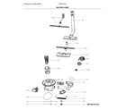 Frigidaire FFBD1831US motor & pump diagram