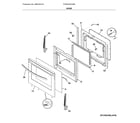 Frigidaire FCRE305CASB door diagram