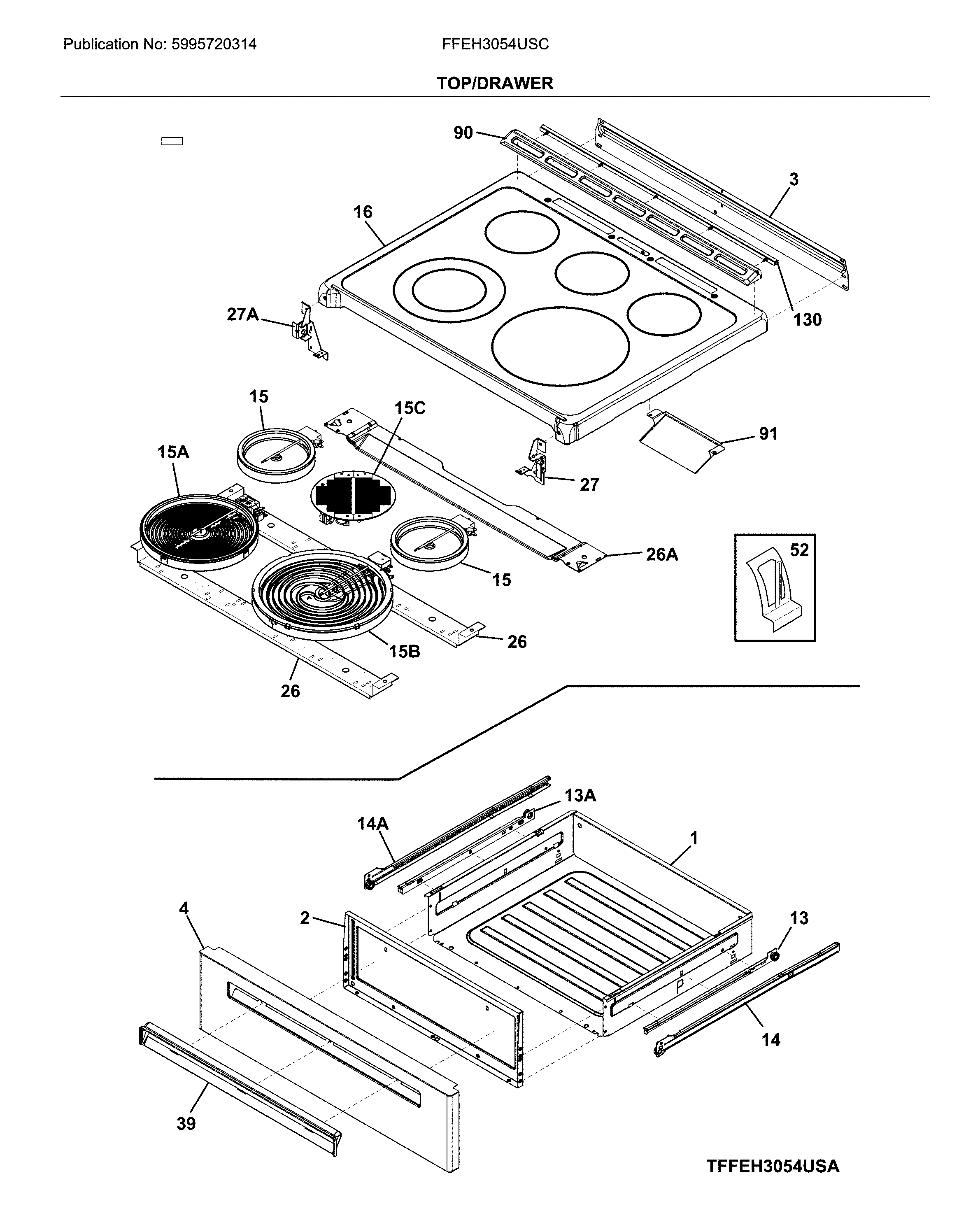 Top/drawer
