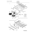 Frigidaire CLEH3054UFC top/drawer diagram