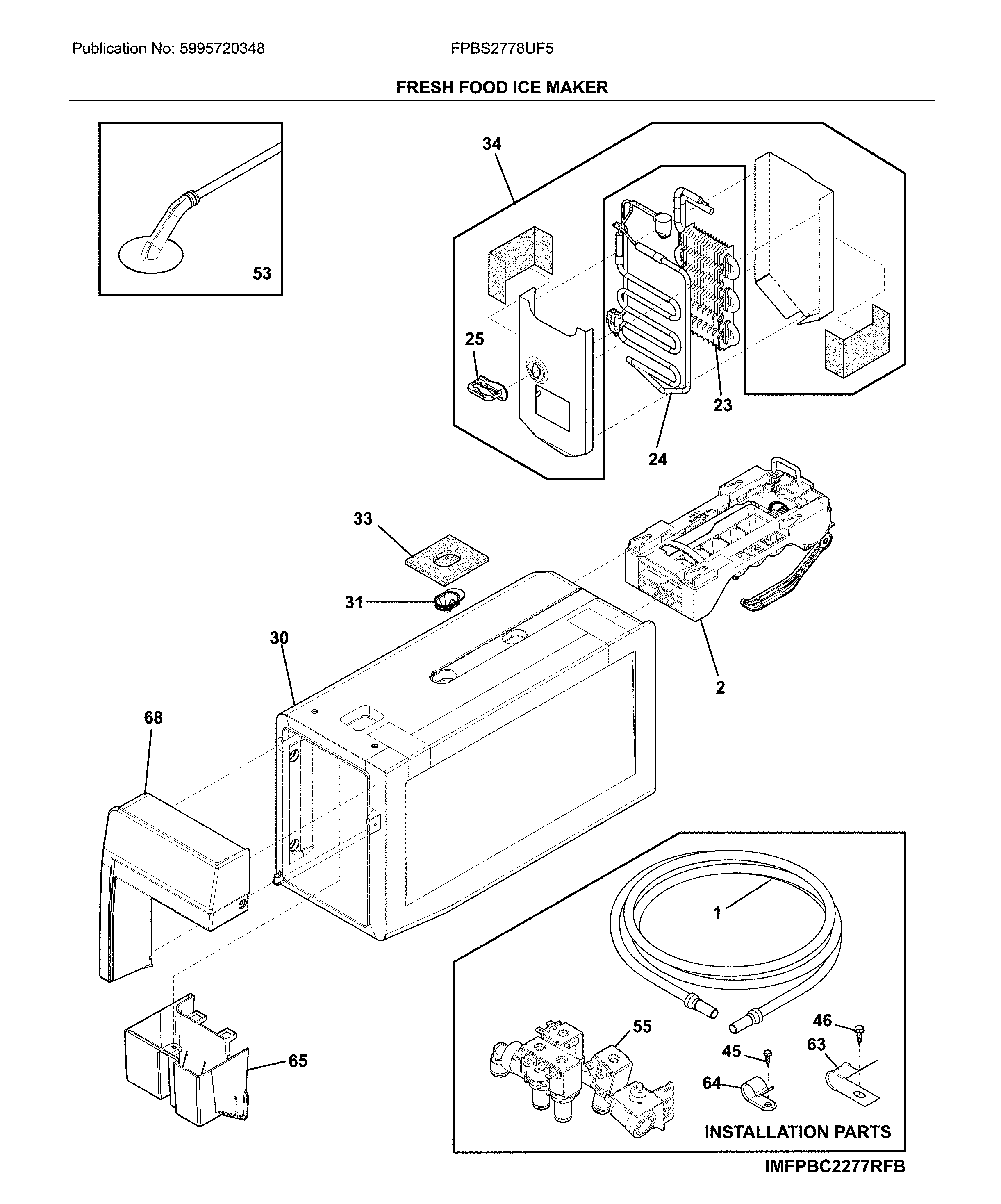 FRESH FOOD ICE MAKER