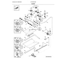 Frigidaire FFGH3054USB burner diagram