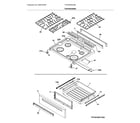 Frigidaire FFGH3054USB top/drawer diagram