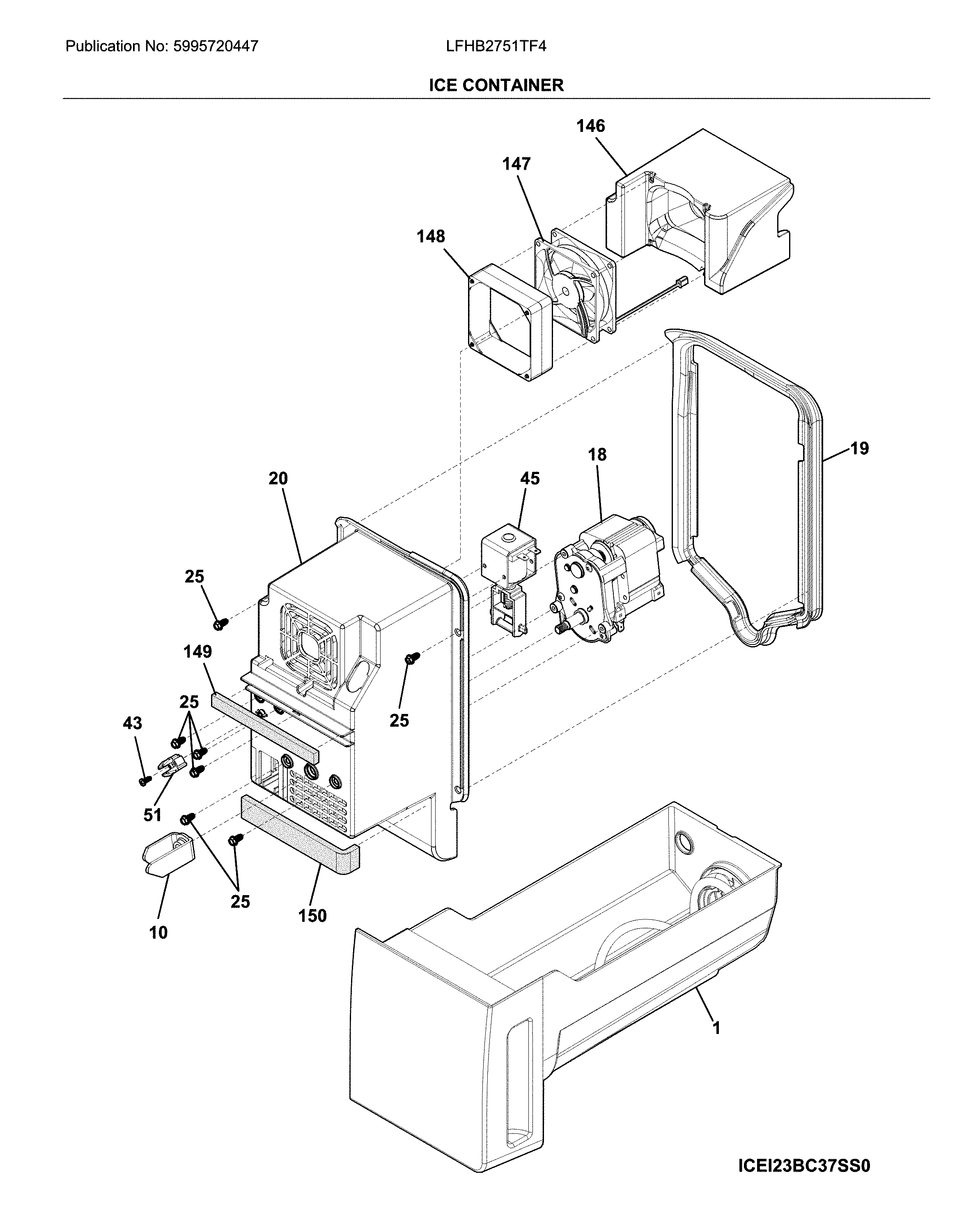 Ice container