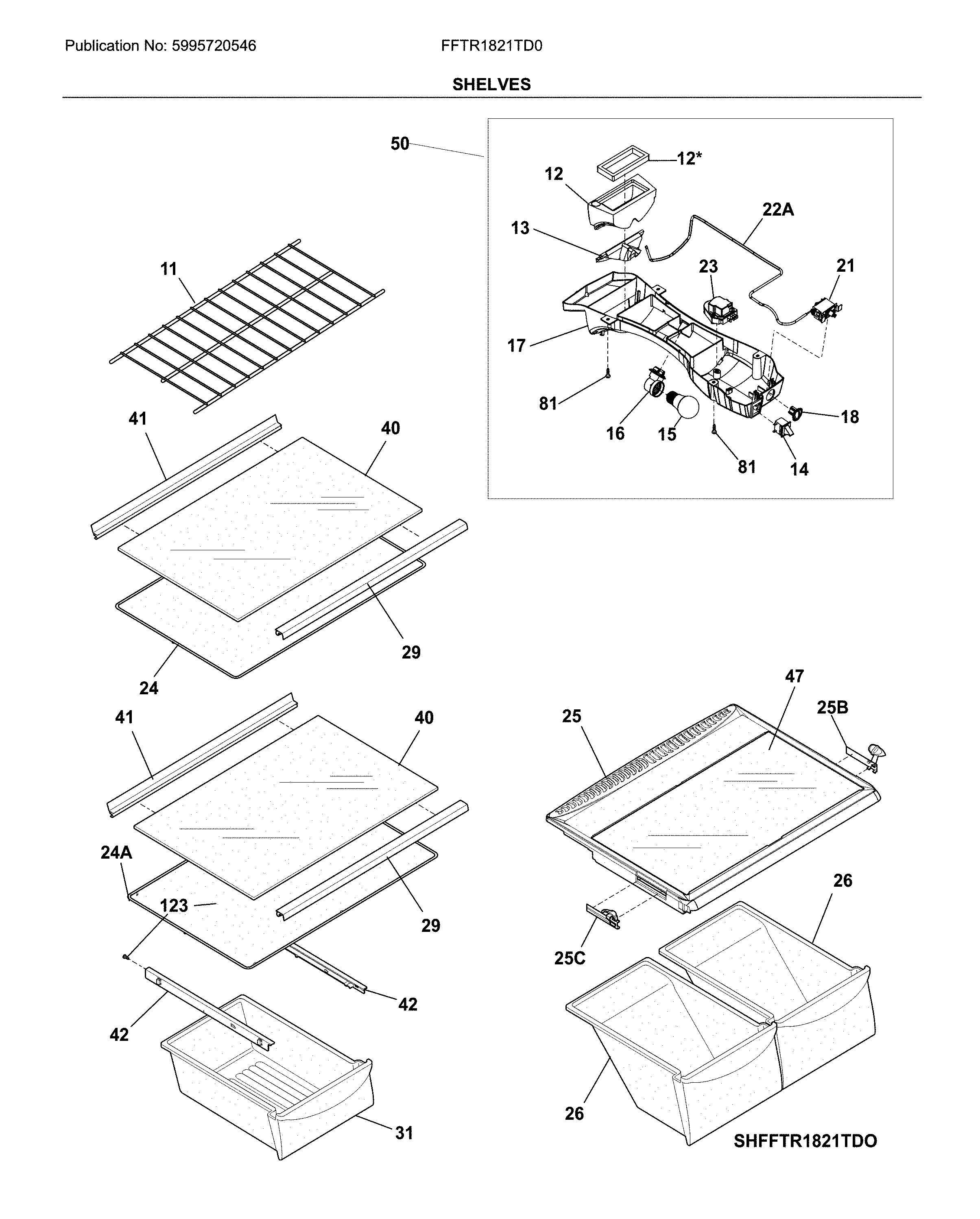 SHELVES