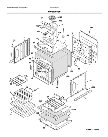 Upper oven