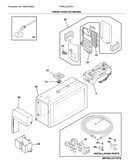 Fresh food ice maker