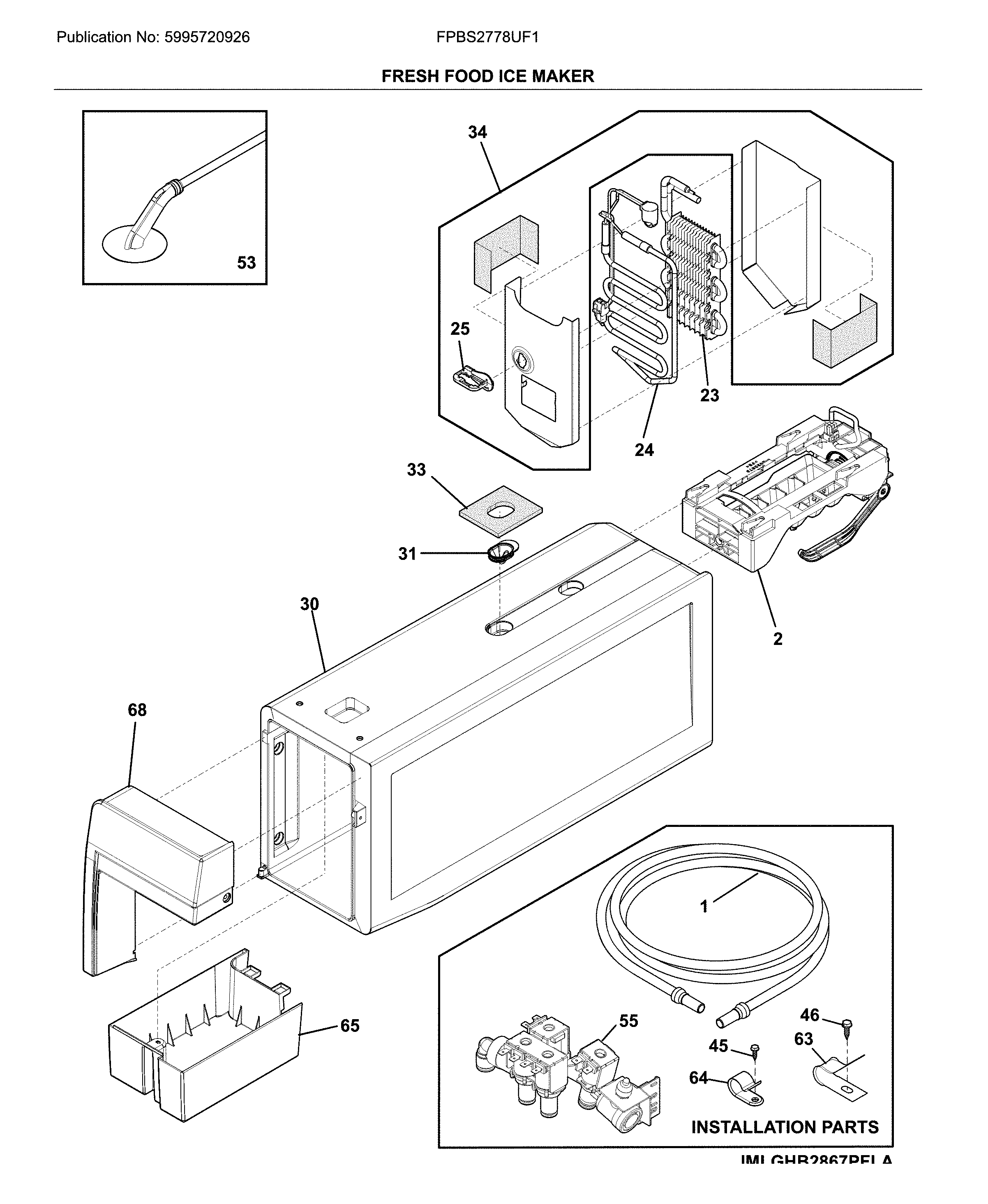 FRESH FOOD ICE MAKER