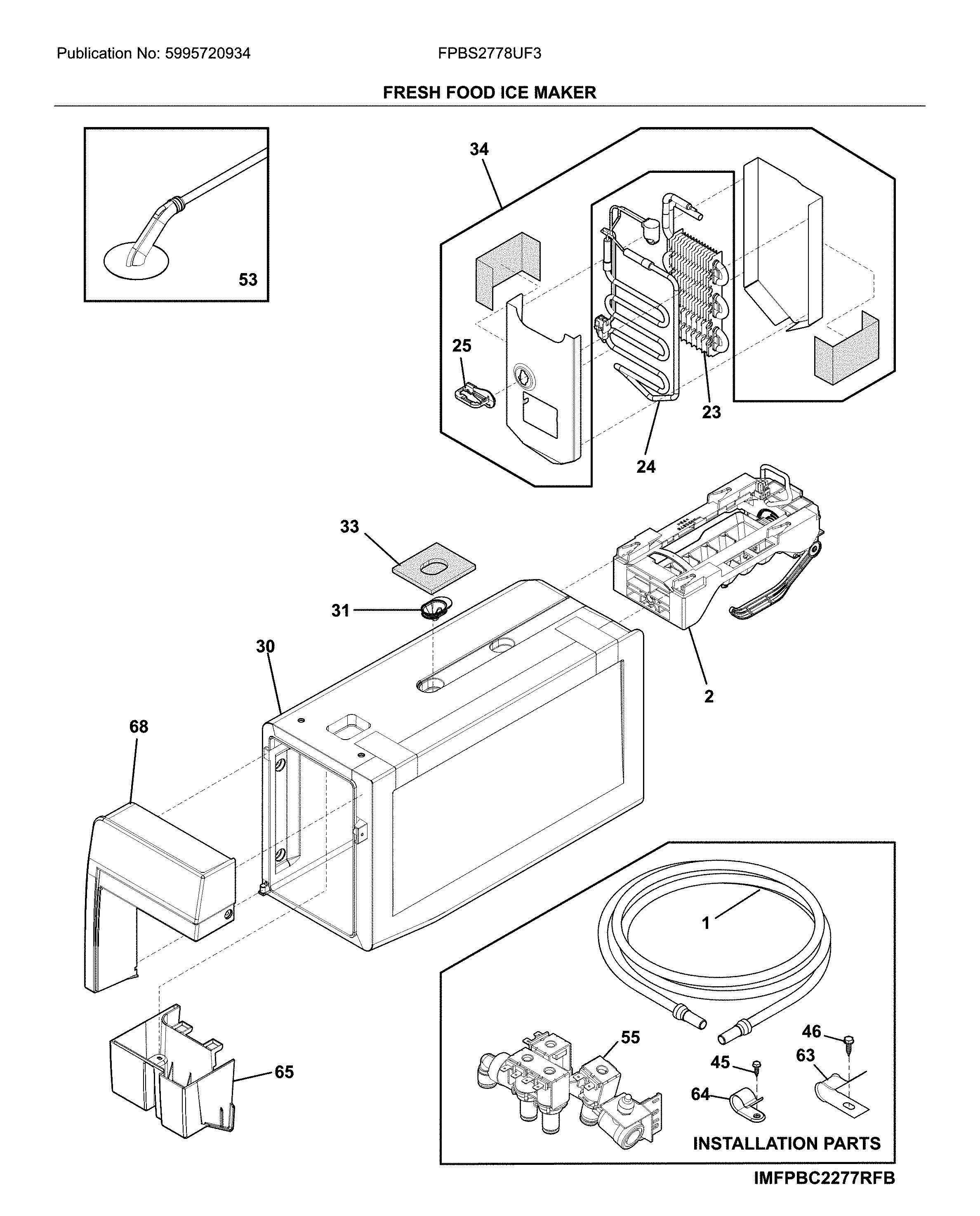 FRESH FOOD ICE MAKER