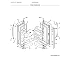 Frigidaire FFHD2250TS6 fresh food doors diagram