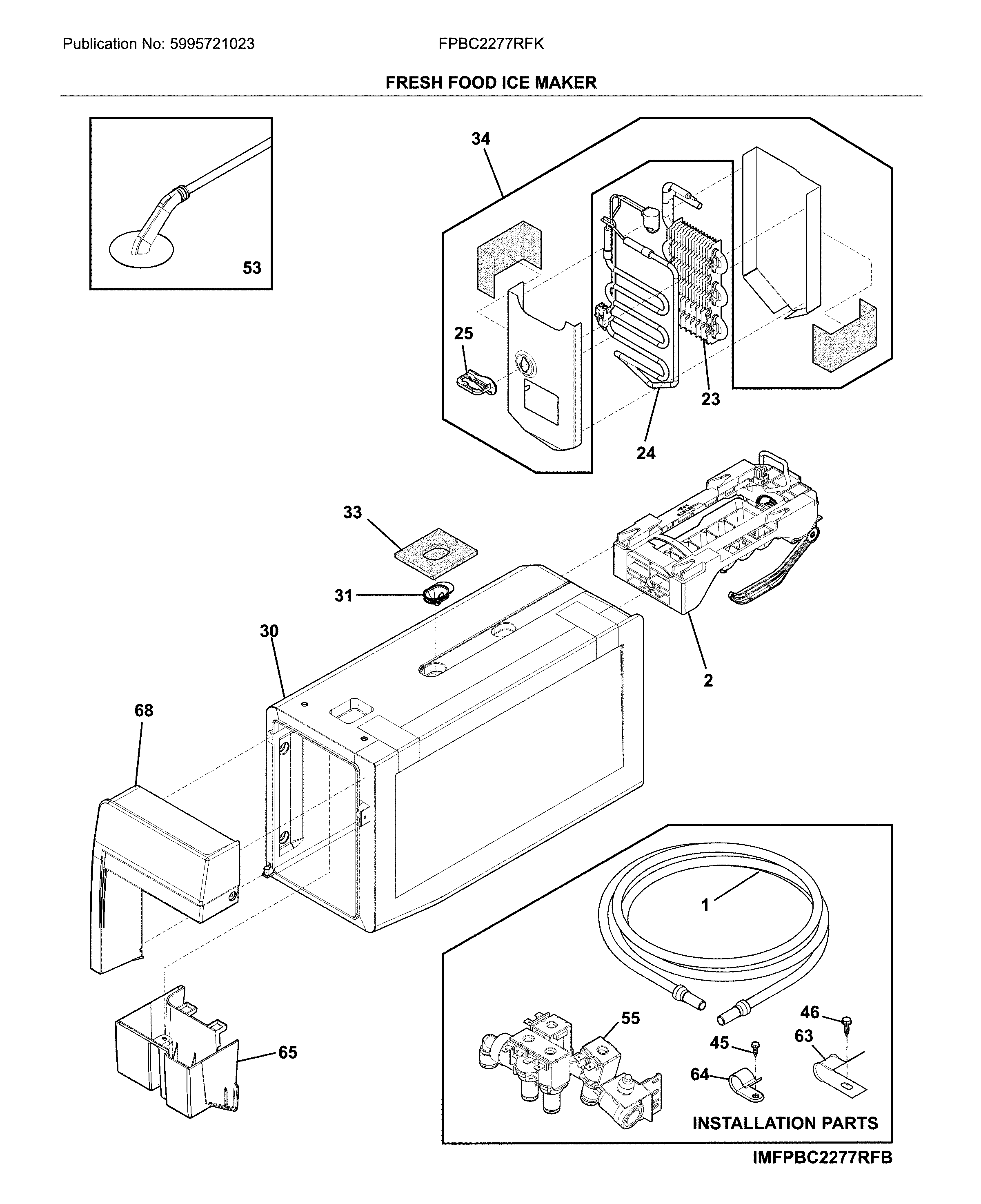 FRESH FOOD ICE MAKER