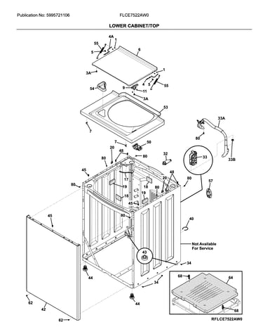Lower cabinet/top