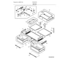 Frigidaire FG4H2272UF shelves diagram