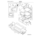 Frigidaire LFHD2251TF6 shelves diagram