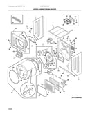 Upper cabinet/drum heater