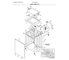 Frigidaire FLCE752CAW0 lower cabinet/top diagram