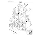 Electrolux E23BC79SPS4 cabinet diagram