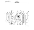 Electrolux E23BC69SPS3 fresh food doors diagram